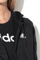 adidas Performance Set de hanorac cu fermoar si colanti cu model camuflaj, pentru fitness Femei