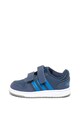 adidas Performance Pantofi sport de piele ecologica cu velcro Hoops Fete