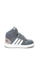 adidas Performance Pantofi sport mid-high de piele ecologica cu velcro Hoops Fete