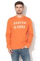 Scotch & Soda Суитшърт с овално деколте и лого Мъже