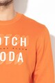 Scotch & Soda Суитшърт с овално деколте и лого Мъже