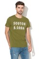 Scotch & Soda Póló gumis logómintával férfi