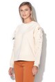 Maison Scotch Bluza sport din amestec de modal, cu insertii de satin cu snur Femei