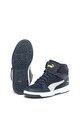 Puma Pantofi sport mid-high cu garnituri de piele intoarsa Rebound Layup Fete