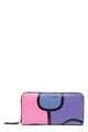 Tosca Blu Кожено портмоне Olivia с цветен блок и цип Жени
