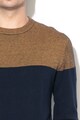 Jack & Jones Pulover cu decolteu la baza gatului si model colorblock Flash Barbati