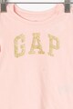 GAP Tricou cu imprimeu logo stralucitor Fete