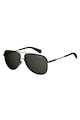 Polaroid Ochelari de soare aviator unisex, cu lentile polarizate Barbati