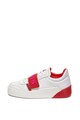 Levi's Pantofi sport de piele si material textil, cu velcro si logo Mullet Femei