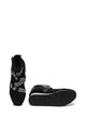 Versace Jeans Couture Pantofi sport slip-on inalti, cu garnituri de piele intoarsa Femei