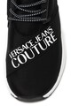 Versace Jeans Couture Pantofi sport slip-on cu aplicatii cu bareta elastica Barbati