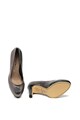 Tamaris Pantofi de piele cu aspect metalizat Femei