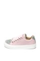 GUESS Műbőr sneaker flitterekkel Lány