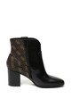 GUESS Botine de piele cu model logo Femei