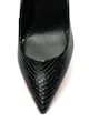 GUESS Pantofi stiletto de piele, cu aspect de piele de sarpe Femei