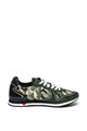 GUESS Pantofi sport cu model camuflaj si insertii de piele Barbati