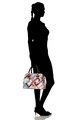 Liu Jo Geanta de piele saffiano ecologica, cu bareta de umar si model abstract Femei