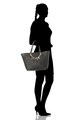 GUESS Passion shopper fazonú steppelt műbőr táska logós kiegészítővel női