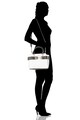 Guess Carina válltáska logós fém kiegészítővel női