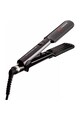 BaByliss Pro Placa de creponat parul Profesionala BaBylissPro 2658, 5 trepte, 140°-230°C, placi ceramice 38mm, Negru Femei