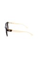 Lacoste Овални слънчеви очила с градиета и животинска шарка Жени