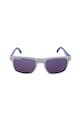 Lacoste Квадратни слънчеви очила с десен в цветен блок Мъже