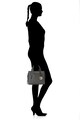U.S. Polo Assn. Geanta de mana, de piele ecologica, cu accesoriu logo detasabil Femei