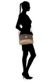 U.S. Polo Assn. Geanta de piele ecologica, cu bareta de umar si model logo Femei