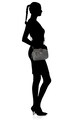 U.S. Polo Assn. Geanta de piele ecologica cu bareta de umar si monograma Femei