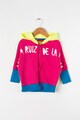 Agatha Ruiz de la Prada Hanorac cu captuseala din fleece, model colorblock si fermoar Fete