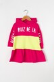 Agatha Ruiz de la Prada Rochie sport cu gluga si imprimeu logo Fete