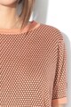 Vila Фино плетен пуловер Mano с фигурален дизайн Жени