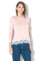 Vero Moda Pulover din tricot fin cu garnitura de dantela Brianna Femei