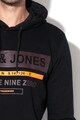 Jack & Jones Booster Regular Fit logómintás kapucnis pulóver férfi