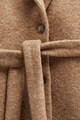 Mango Lisi gyapjútartalmú kabát övvel női