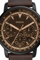 Fossil Часовник с кожена каишка Мъже