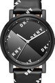 DKNY Кожен часовник с лого Жени