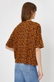 KOTON Tricou cu animal print si maneci cazute Femei