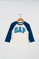 GAP Bluza cu imprimeu logo si maneci raglan Baieti