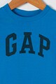 GAP Bluza cu decolteu la baza gatului si imprimeu logo Baieti