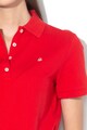 United Colors of Benetton Tricou polo cu logo brodat Femei