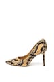 Lauren Ralph Lauren Pantofi stiletto de piele cu animal print Lindella Femei