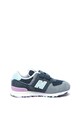 New Balance 574 tépőzáras nyersbőr sneaker Lány