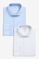 NEXT Pamuttartalmú szűk fazonú ing szett - 2 darab férfi