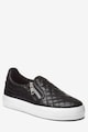 NEXT Pantofi slip-on cu aspect matlasat Fete