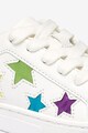 NEXT Pantofi sport de piele ecologica cu stele stantate Fete