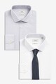 NEXT Set de camasi regular fit si cravata - 3 piese Barbati