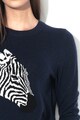 Banana Republic Pulover din amestec de lana cu model zebra Femei