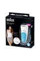 Braun Epilator  Silk-epil 5511, Wet & Dry, 28 Pensete, 2 Viteze, Albastru/Alb Femei