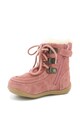 Kickers kids Ghete de piele intoarsa cu captuseala de blana sintetica Bamara Fete